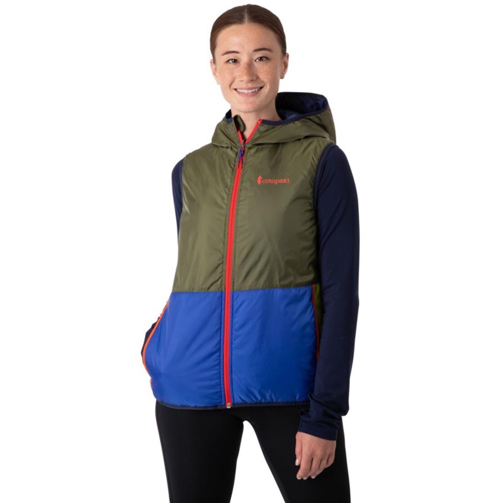 Cotopaxi Teca Calido Hooded Vest in Olive Oil